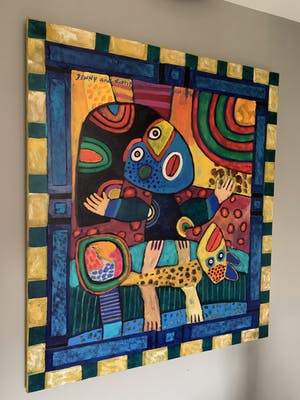 Clemens Briels - Jenny en Rintin on the Beach kopen? Bied vanaf 2250!