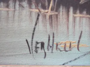 Jan Verheul - landschap met water en bomen kopen? Bied vanaf 50!