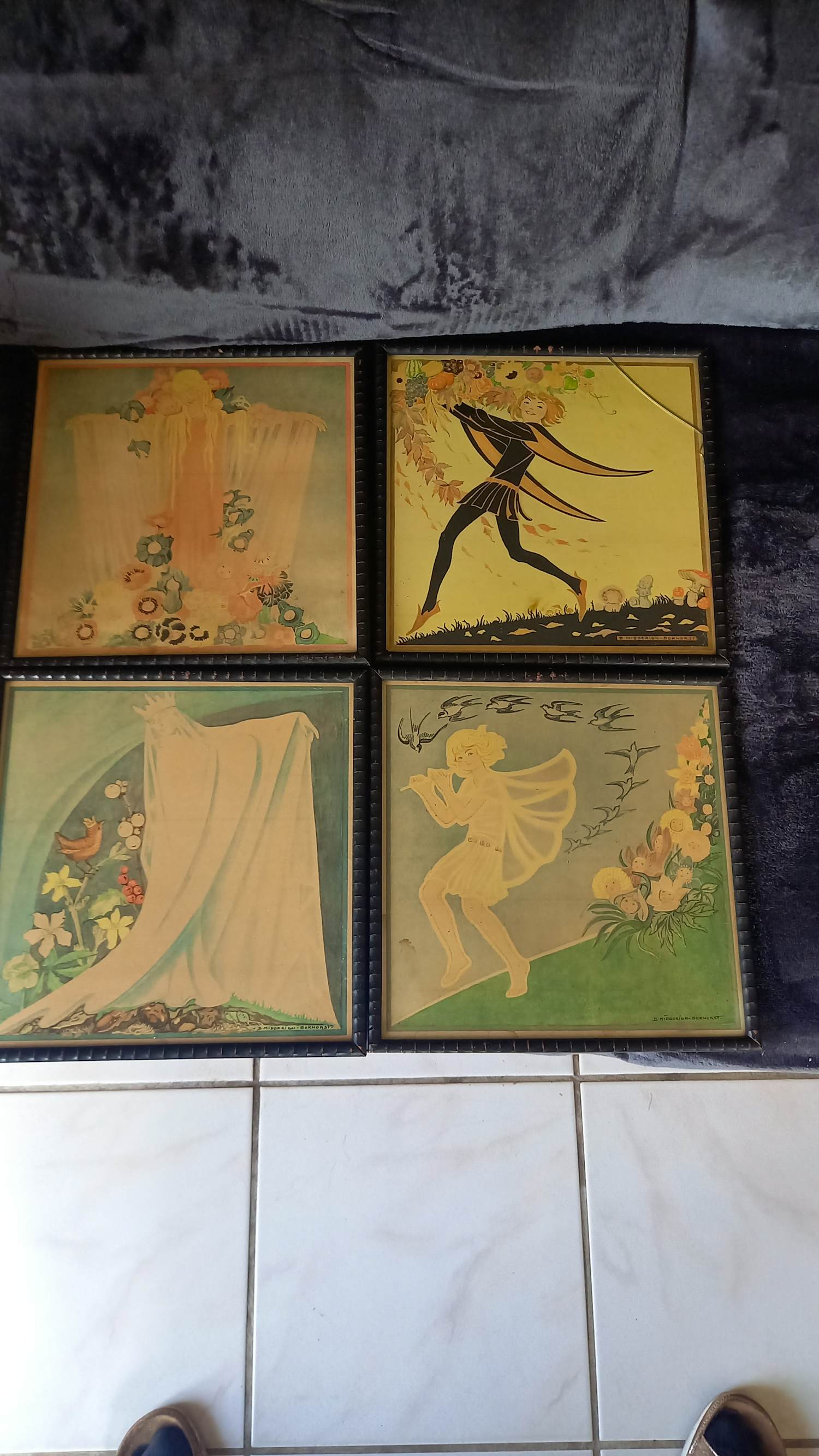 Bernardina Midderigh-Bokhorst - 4x Art Deco voorstellingen. kopen? Bied vanaf 75!