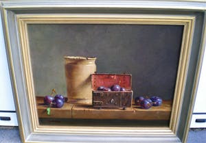 Hans Habraken - Pot en kistje pruimen kopen? Bied vanaf 625!