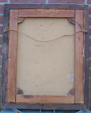 Henk Welther - Bosgezicht met water . kopen? Bied vanaf 70!