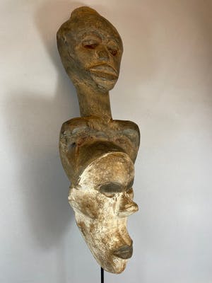 Igbo - 220301 African mask from the Igbo - Nigeria. kopen? Bied vanaf 45!