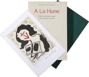 AcheterPierre Alechinsky - en Bernard Gheerbrant, Aquatint en boek, A La Hune? Enchérissez de 300!