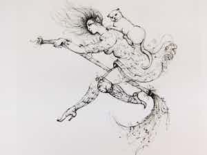 Leonor Fini - La Sorcière sur le Balai verkocht voor € 35!