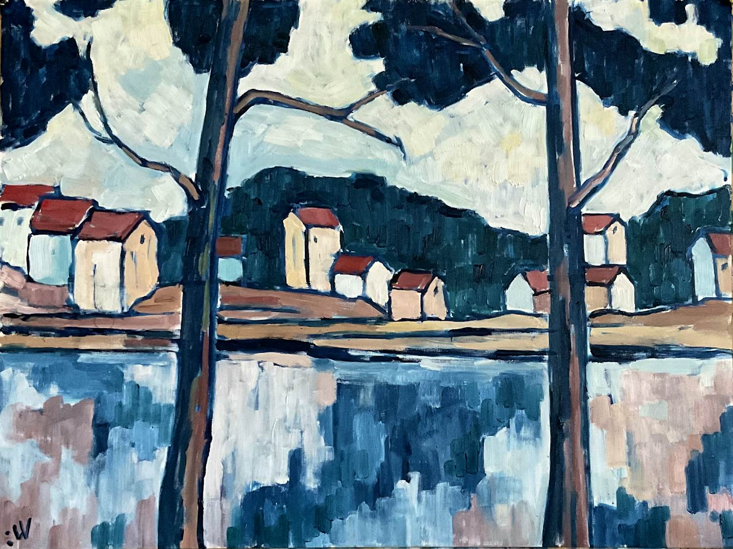 Jan Willem Versteeg - La Seine au Pecq kopen? Bied vanaf 100!