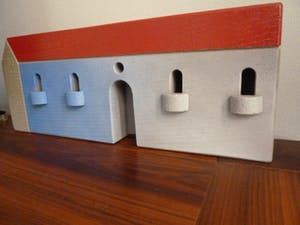 Niet of onleesbaar gesigneerd - Stenen relief “Toscaanse Inspiratie" kopen? Bied vanaf 1!