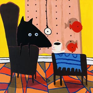 Peter Bastiaanssen - Doggy met vissen en koffie kopen? Bied vanaf 90!