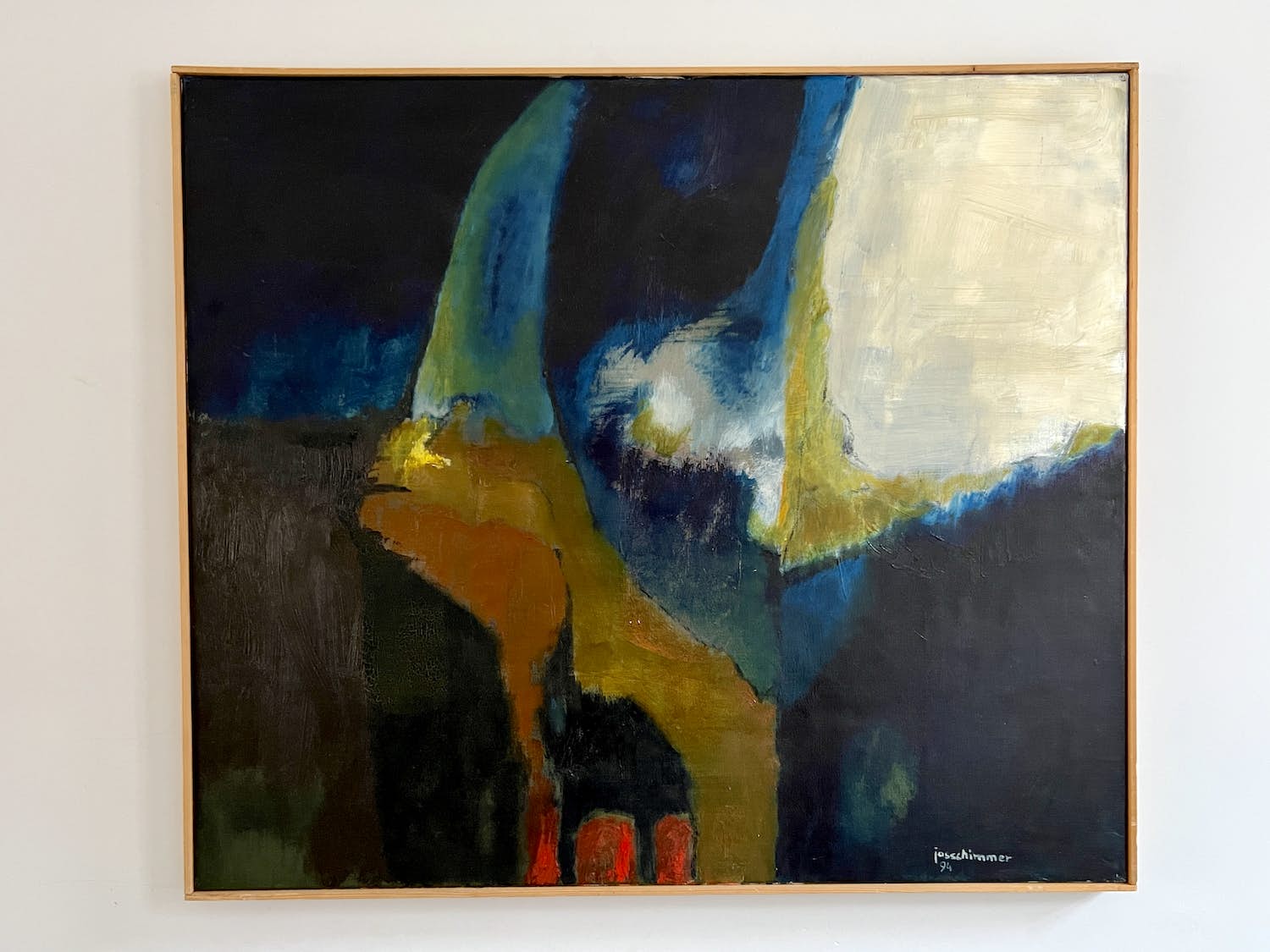 Jos Schimmer - Olieverf op doek verkocht voor € 100!