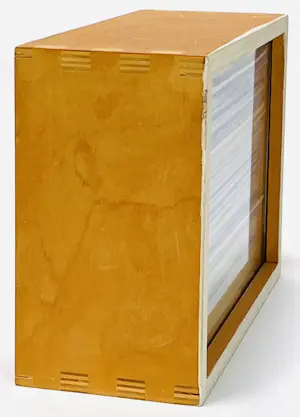 Dave Meijer - Kunstobject in de vorm van een houten kistje - 2004 kopen? Bied vanaf 250!