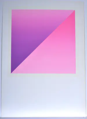 Jef Verheyen - Geometrisch abstract, zeefdruk, 70x50 cm, gesigneerd, 1975 kopen? Bied vanaf 350!