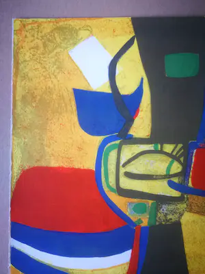 Maurice Esteve - Corne a Licou. Abstracte figuren. kopen? Bied vanaf 59!