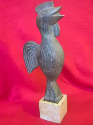 Benin - Bronzen haan. vendu pour 80€ !