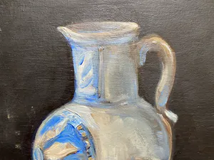 Niet of onleesbaar gesigneerd - Stilleven met wijnglas kopen? Bied vanaf 1!