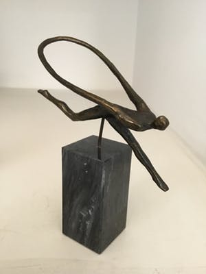 Corry Ammerlaan - Sculptuur “ De sprong wagen “ kopen? Bied vanaf 30!