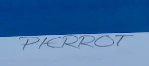 Eric Claus - Ingelijste cristal druk: Pierrot(Commedia dell 'arte ) 1999 kopen? Bied vanaf 100!