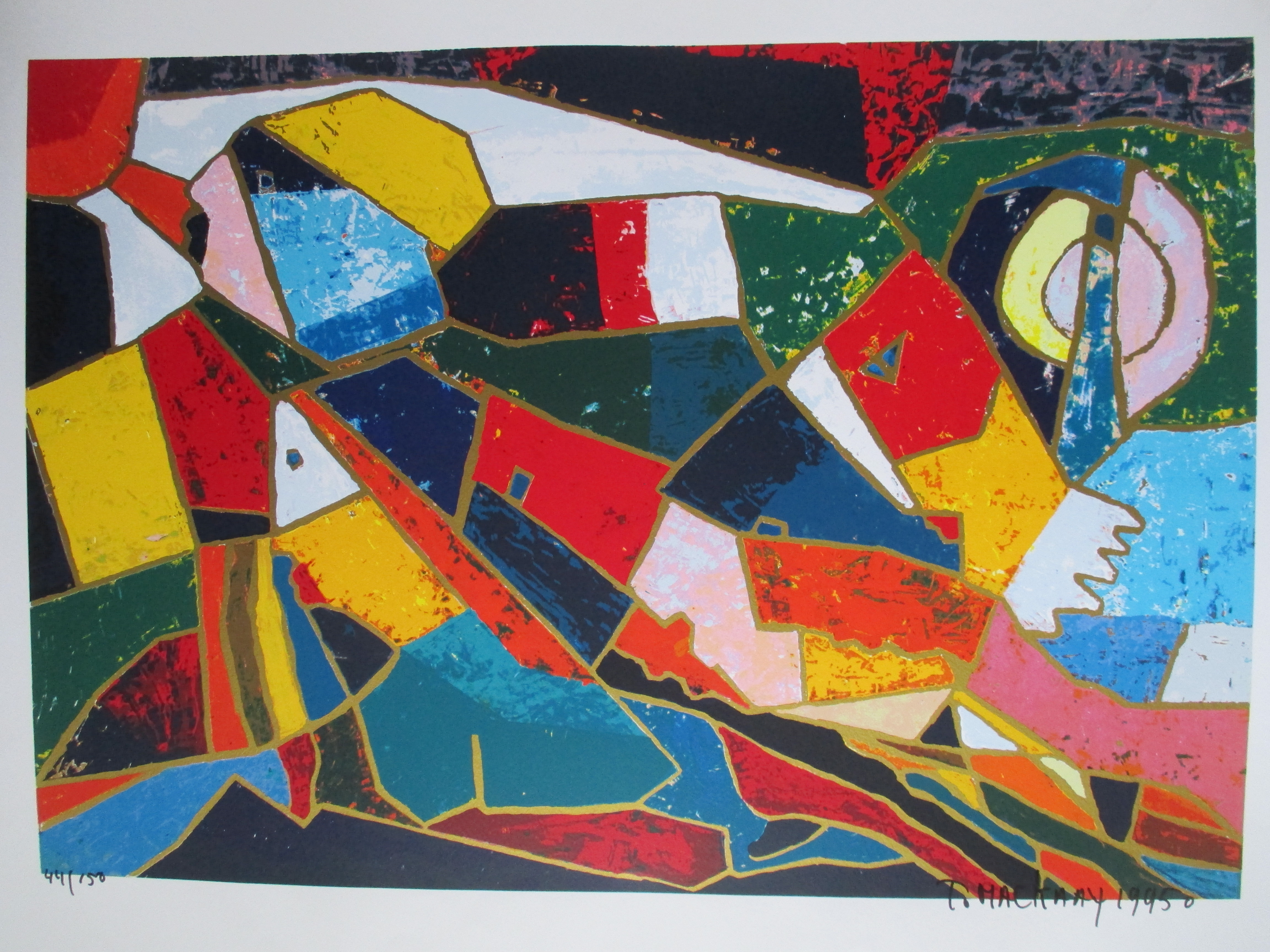 Theo Mackaay - Grote Zeefdruk verkocht voor € 80!