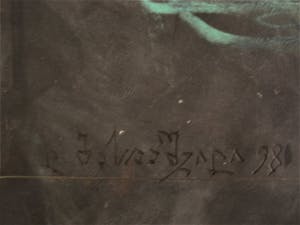 Niet of onleesbaar gesigneerd - Intrigerend pastelkrijt op papier "Zittend vrouwelijk naakt" gesigneerd kopen? Bied vanaf 1!