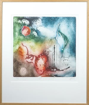 Ad Arma - Ets, Tijd is een gesprek - Ingelijst kopen? Bied vanaf 50!