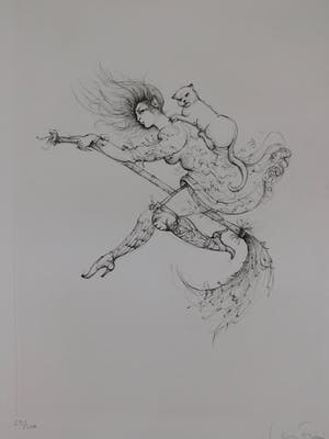 Leonor Fini - La Sorcière sur le Balai kopen? Bied vanaf 25!