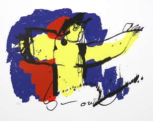 Herman Brood - Zeefdruk, Brasil God verkocht voor € 80!