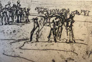 George Hendrik Breitner - (Soldaten en paarden) kopen? Bied vanaf 175!