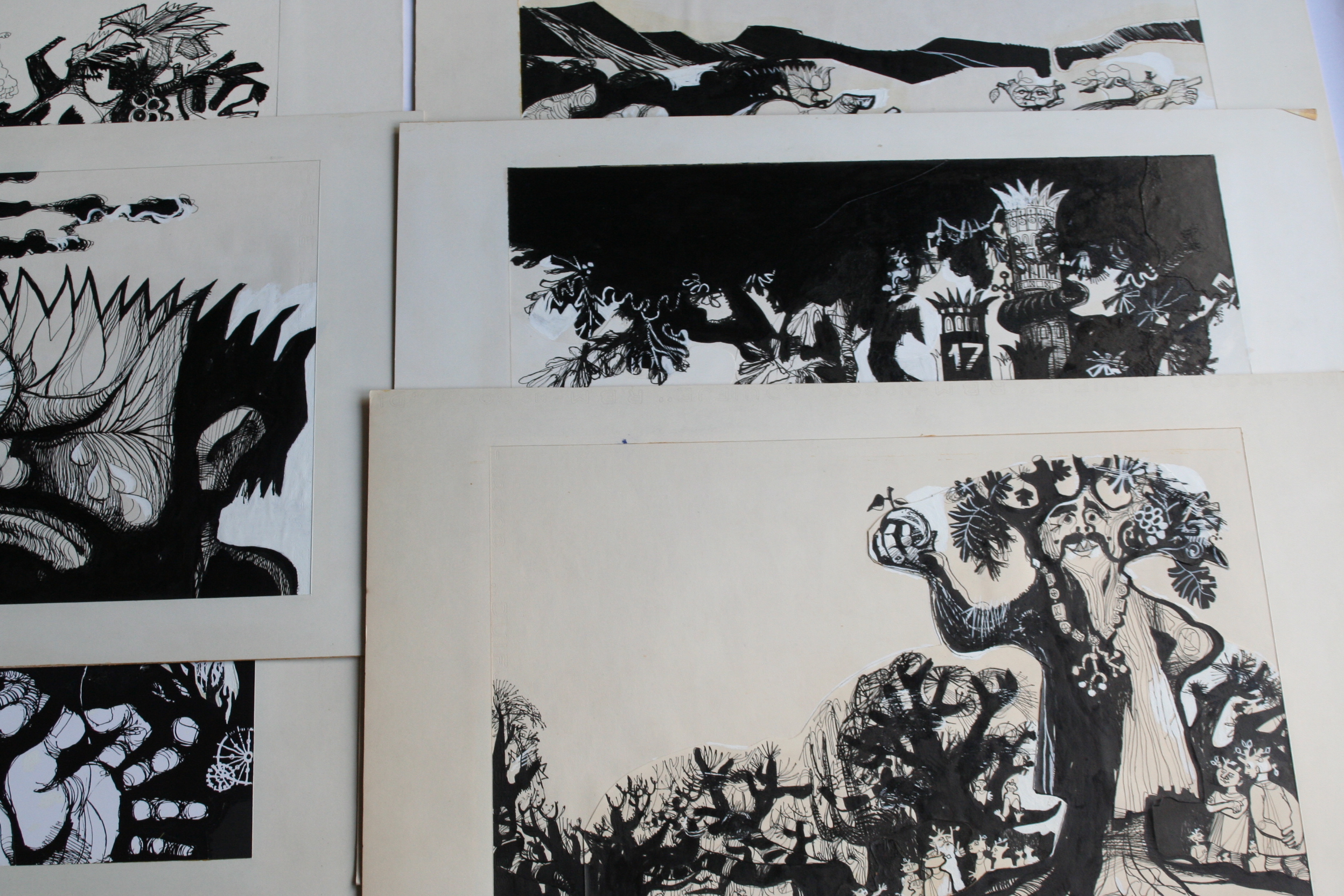 Karel Timmerman - 8 x gemengde techniek - stapele maarders kopen? Bied vanaf 40!