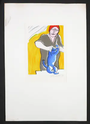 Corneille - Litho, Le chat qui danse kopen? Bied vanaf 1!