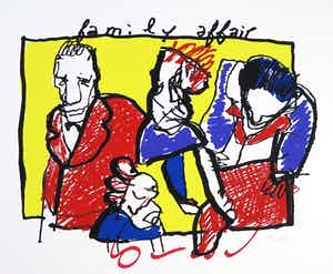 Herman Brood - Zeefdruk, Family Affair verkocht voor € 10!