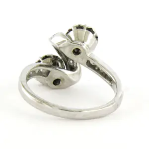 18k gouden ring met briljant en single cut geslepen diamant tot. 0.50ct kopen? Bied vanaf 800!