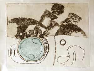 Jan Montyn - “Invention” eigen druk. verkocht voor € 65!