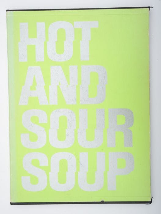 Walasse Ting - Originele Litho. "Hot and Sour Soup". kopen? Bied vanaf 30!