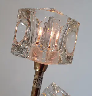 Niet of onleesbaar gesigneerd - Zware vintage designlamp "Ice Cubes Star" kaufen? Bieten Sie von 1!