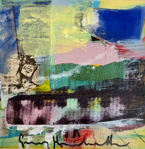 George Heidweiller - Gemende Techniek, Acryl op Doek kopen? Bied vanaf 80!