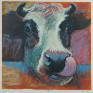 Theo Onnes - Zeefdruk, Noor - Ingelijst kopen? Bied vanaf 50!