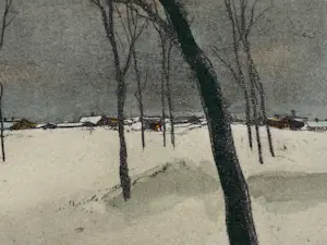 Jan Rijlaarsdam - Winterlandschap kopen? Bied vanaf 100!