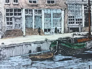 Jos van Dijk - Amsterdam. Kloveniersburgwal. kopen? Bied vanaf 35!
