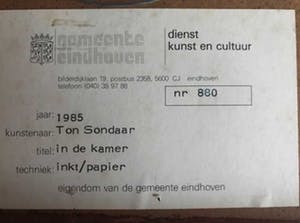 Ton Sondaar-Dobbelmann - " In de kamer" kopen? Bied vanaf 45!