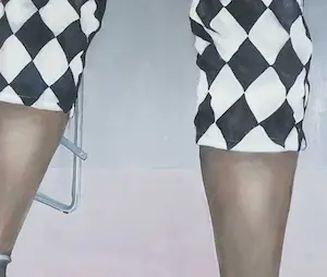 Lia Harkes - Acryl op paneel, Stilleven met benen (Groot) kopen? Bied vanaf 250!