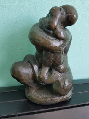 Nic Jonk - "Moeder met Kind" mooi gepatineerd aardewerk van de bekende Nic Jonk. kopen? Bied vanaf 100!