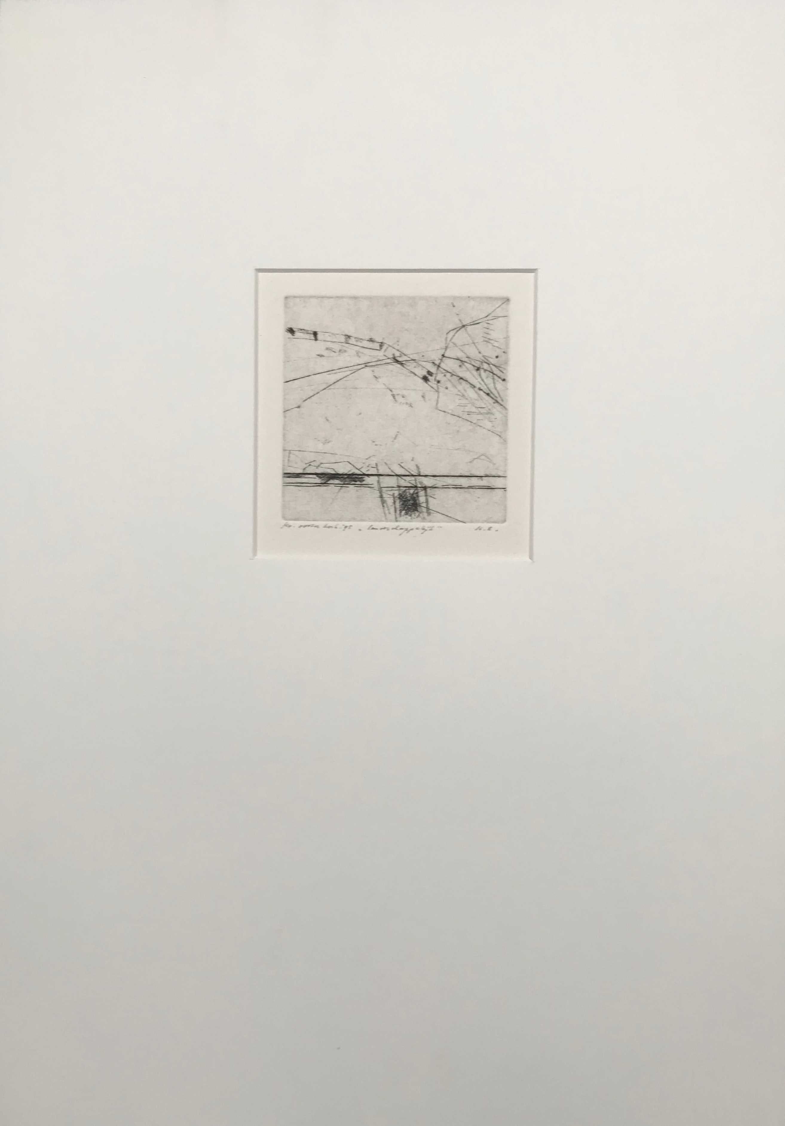 Ko Oosterkerk - droge naaldets, titel "landschappelijk" verkocht voor € 75!