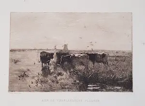 Matthijs Maris - Israels, Mauve, Steelink, Oldewelt, 21 koperetsen kopen? Bied vanaf 120!