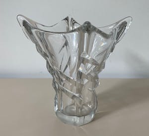 Daum Nancy - Kristallen facet geslepen vierkante vaas kopen? Bied vanaf 55!