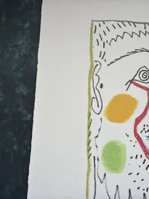 Pablo Picasso - Bearded Self-Portrait kopen? Bied vanaf 27!