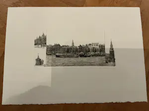 AcheterWim van der Meij - Prins Hendrikkade, de Waag, de Schreierstoren,de Montelbaanstoren? Enchérissez de 50!