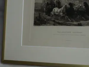 William Unger - Ets naar een schilderij van Adolf Schreyer , Wallachisches Fuhrwerk – ca 1880 kopen? Bied vanaf 10!