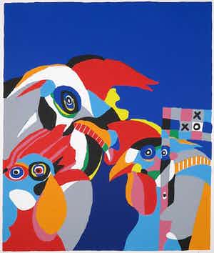 Peter Nieuwendijk - Zeefdruk, Ochtendgloren verkocht voor € 1!