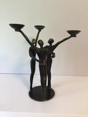 Corry Ammerlaan - Sculptuur / kaarsenstandaard “ TEAMSPIRIT “ kopen? Bied vanaf 1!