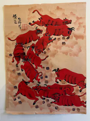 Buy Pan Xiaoling - BULL’s STAMPEDE? Bid from 25!