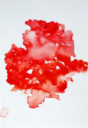 Armando - giclee: Compositie in rood - 2015 verkocht voor € 135!