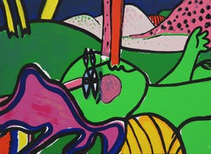 Corneille - Zeefdruk op doek, Le Monde de Fables de Charles Perrault - Ingelijst (Uitzonderlijk groot!) kopen? Bied vanaf 2000!